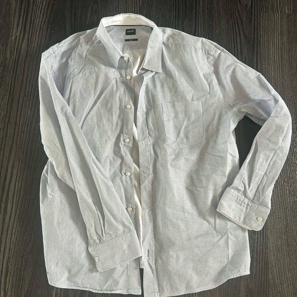 🍍HUGO BOSS BUTTON DOWN🍍SLIM FIT🍍SIZE XXL🍍P-1